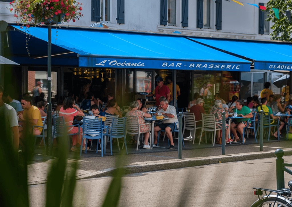 La terrasse de L'Océanic à La Bernerie-en-Retz